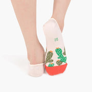 Women's Cactus Flower No-Show Socks