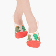 Women's Cactus Flower No-Show Socks