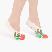 Women's Cactus Flower No-Show Socks