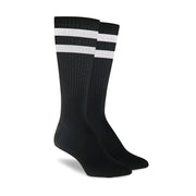 Black White Stripe Crew