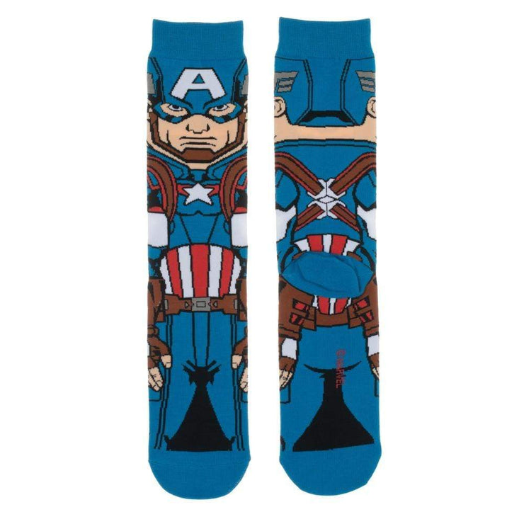 Captain America Crew Sock