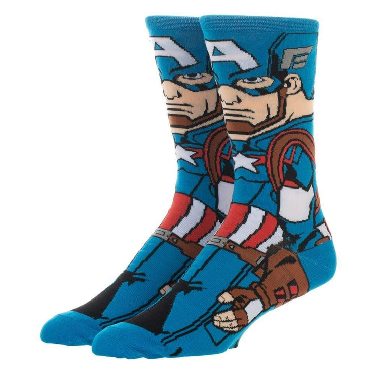 Captain America Crew Sock