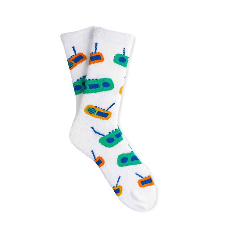 Fuzzy Sock 4 Pair Wild Set