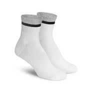Stripe Ankle - White / Black / Grey