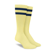 Yellow Navy Stripe Crew